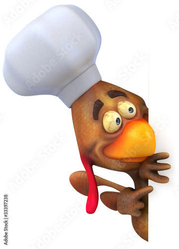 Illustration: Poulet chef Poulet chef