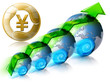 Locomotive Yen Business & Financial world positive
