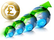 Locomotive Pound Business & Financial world positive