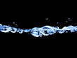 Water splash isolated on black. Water splash isolated on black.