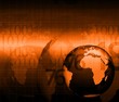 world globe dark background world globe dark background