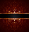 seamless wallpaper with golden decoration