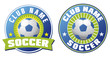 canvas print picture - soccer label