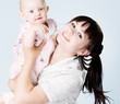 Photo: Embrace between mother and daughter Embrace between mother and daughter