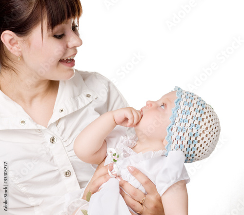 Photo: Happy mather and baby Happy mather and baby