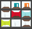 Home decoration - Color scheme and space Perception