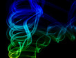abstract colored smoke