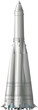 Vector first space rocket with first satellite