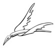Flying ink pen