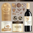 Wine labels set Wine labels set