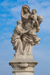 Prague - Holy Anne statue, Charles bridge, Prague Prague - Holy Anne statue, Charles bridge, Prague