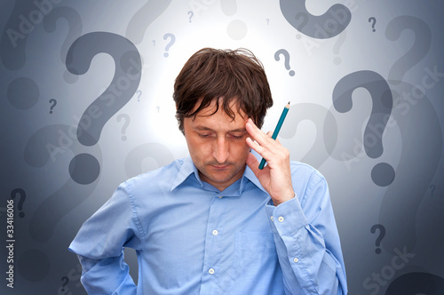 Foto: Businessman Thinking Businessman Thinking