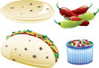 Mexican Food icons
