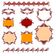 Collection of frame design elements and icons Collection of frame design elements and icons