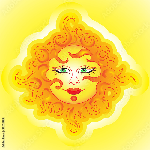 Vektor: Summer sun vector Summer sun vector
