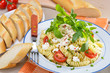 Nudelsalat mit Rucola