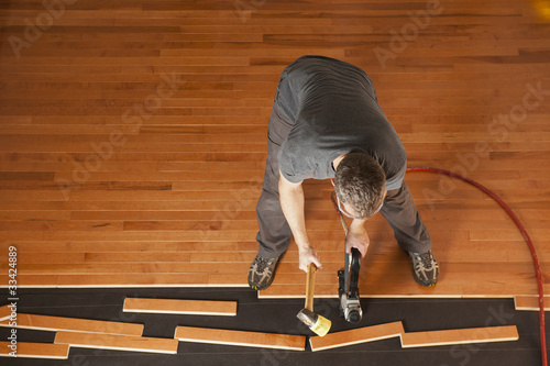 Photo: Flooring installation Flooring installation