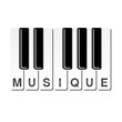 vecteur musique,piano