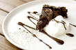 Chocolate Brownie and Ice Cream
