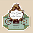 wedding invitation design with carriage wedding invitation design with carriage