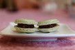 Macaron au chocolat