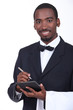 Waiter taking an order