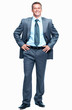Handsome business man smiling