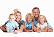 Family smiling together