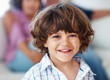 Cute little boy smiling
