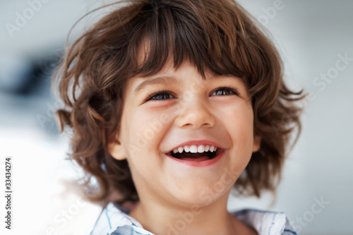 Photo: Adorable boy laughing Adorable boy laughing