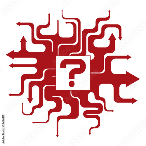 Vector: Winding Funky Arrows Looking Like Trails Winding Funky Arrows Looking Like Trails