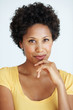 Woman with warm smile