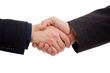Handshake isolated on white