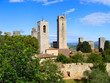 View of the ancient towers of San Gimignano, Italy