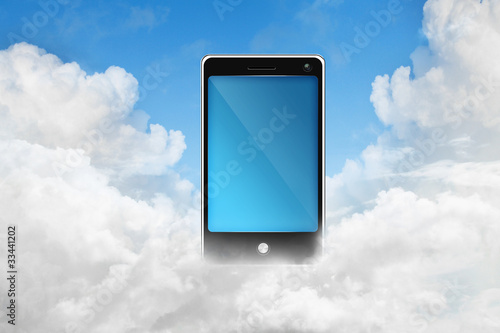 Illustration: Cloud and Smartphone Cloud and Smartphone