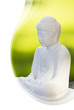 Einladungskarte mit Wellen - Der Weisse Buddha
