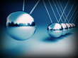 newton cradle 3d