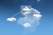 Elements of the social network against the sky Elements of the social network against the sky