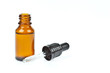 Glass dropper filled with moisturizing concentrate Glass dropper filled with moisturizing concentrate