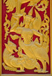 Traditional thai style on the door