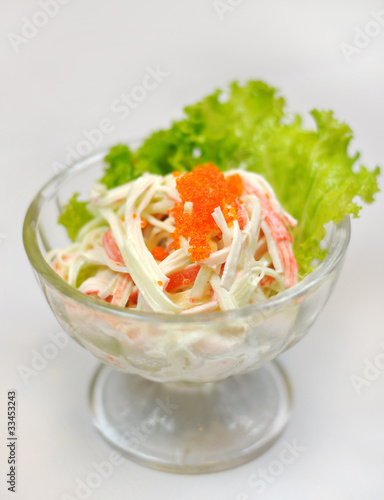 Photo: Japanese food - caviar salad Japanese food - caviar salad
