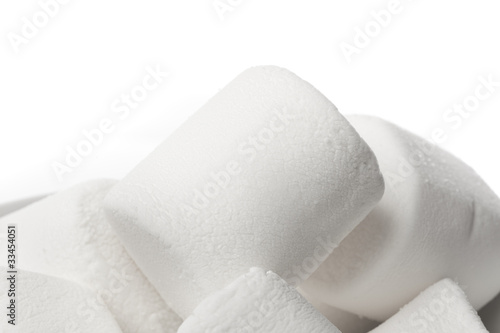 Photo: A large white marshmallow A large white marshmallow