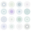 Guilloche rosette, vector pattern. EPS 8
