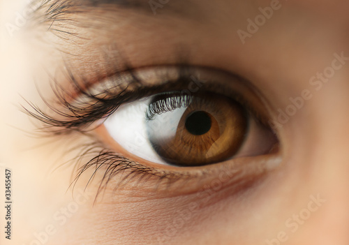 Foto: Child's human Eye - Macro - close up Child's human Eye - Macro - close up
