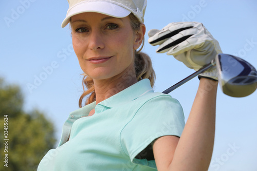 Photo: Female golf player Female golf player