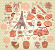 Vector set: symbols of Paris