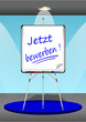 Flipchart Jetzt bewerben