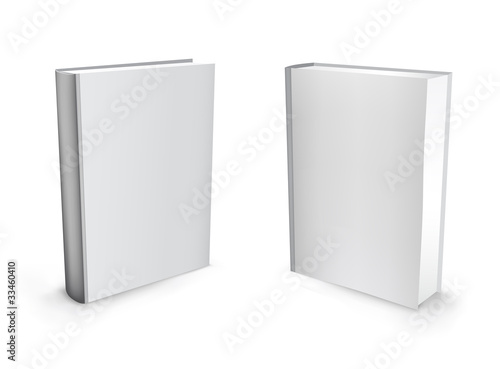 Vector: 3d vector white books 3d vector white books