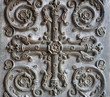 Paris - detail of gate of Saint Denis - first gothic cathedral Paris - detail of gate of Saint Denis - first gothic cathedral
