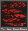 Vettoriale: Vinyl Ready Classic Flames Vinyl Ready Classic Flames